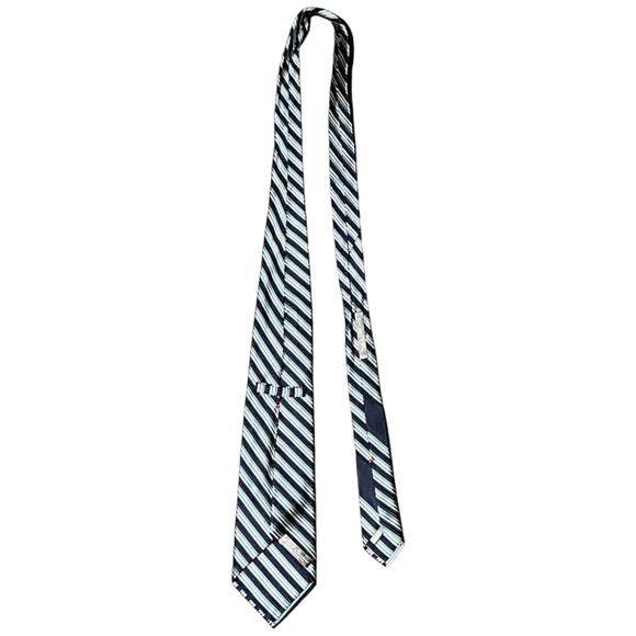 Daniel Cremieux Limited Edition Silk Tie Stripe 6/70 Italy Signature Collection - Picture 2 of 16